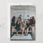 Vriend Foto Galentine's Day Definitiekaart Feestdagenkaart (Voorkant)