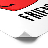 Vriend Fries Grappig BFF Pun Poster (Hoek)