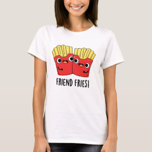 Vriend Fries Grappig BFF Pun T-shirt