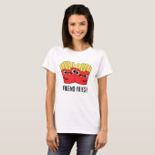 Vriend Fries Grappig BFF Pun T-shirt (Voorkant volledig)