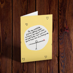 Vriend gaat door kanker  kaart