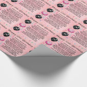 Vriend gedicht - 50e verjaardag cadeaupapier (Hoek)