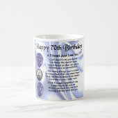 Vriend gedicht - 70e verjaardag koffiemok (Center)