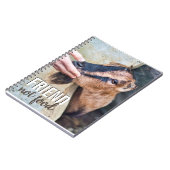 Vriend geen voedselvegan stop dierenmishandeling w notitieboek (Linkerzijde)