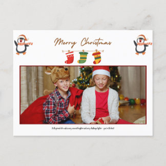 VRIEND GEPERSONALISEERDE FOTO CHRISTMAS POST KAART