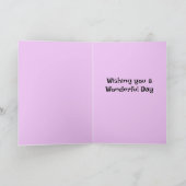 Vriend Gevouwen Wenskaart Kaart (Binnen)