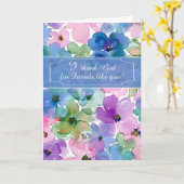 Vriend, God zij dank dat je aan je denkt Kaart (Gele Bloem)