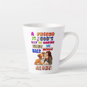Vriend Gods Manier Om Ervoor Te Zorgen Dat We Nooi Latte Mok