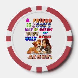 Vriend Gods Manier Om Ervoor Te Zorgen Dat We Nooi Poker Chips