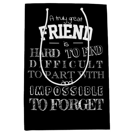 Vriend Hartelijk dank voor uw waardering Cadeauquo Medium Cadeauzakje (Voorkant)