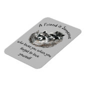 Vriend houdt van je kletsprayen magneet (Linkerzijde)