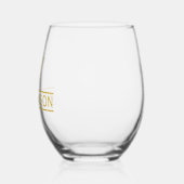 Vriend Housewarming Gift Classic Gepersonaliseerde Wijnglas Zonder Voet (Links)