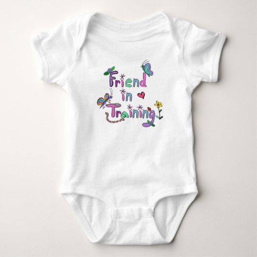 "Vriend in Opleiding" Licht Pastel Romper (Voorkant)