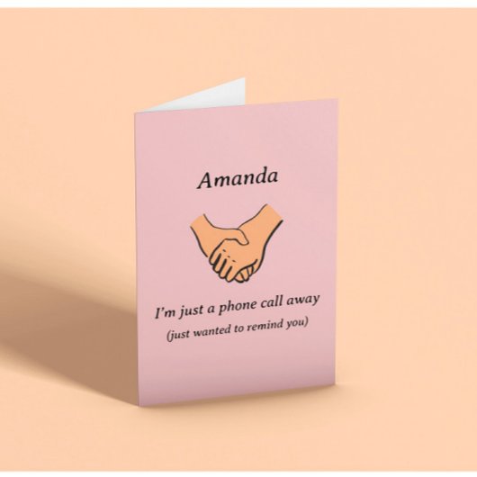 Vriend in slechte gezondheid kaart