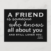Vriend - Inspirerend Briefkaart (Voorkant)