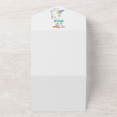 Vriend Is Een Geschenk Dat Je Ontvangt Door Honden All In One Uitnodiging (Buitenkant)