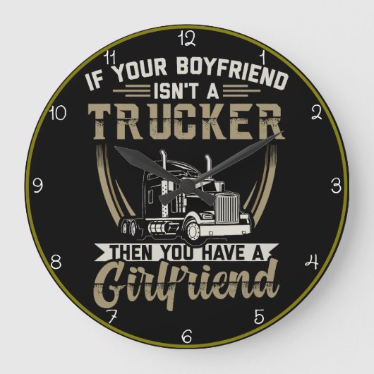 Vriend is Trucker niet? Je hebt Vriendin! Grote Klok (Voorkant)