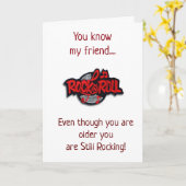 **VRIEND** JE ROCKT OP JE VERJAARDAG KAART (Gele Bloem)