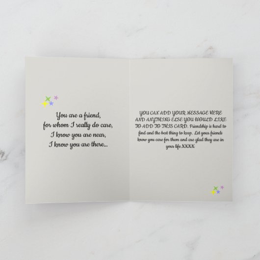 VRIEND KAART (Binnen)