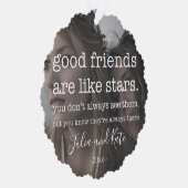 Vriend Kerst cadeau label Ornament Kaart (Rechts)