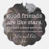 Vriend Kerst cadeau label