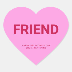 Vriend leuke leuke Valentijnsdag conversatie Hart Sticker