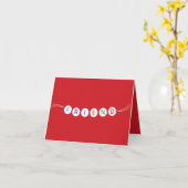 Vriend leuke vriendschapsarmband rode Valentijnsda Kaart (Gele Bloem)