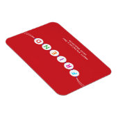 Vriend leuke vriendschapsarmband rode Valentijnsda Magneet (Rechterzijde)