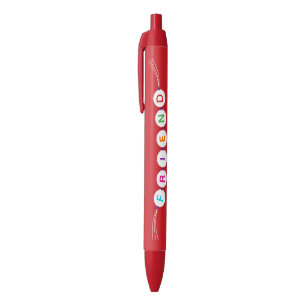 Vriend leuke vriendschapsarmband rode Valentijnsda Zwarte Inkt Pen