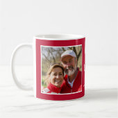 Vriend Liefde U 2 Foto's Modern Rood C81 & Wit Koffiemok (Links)