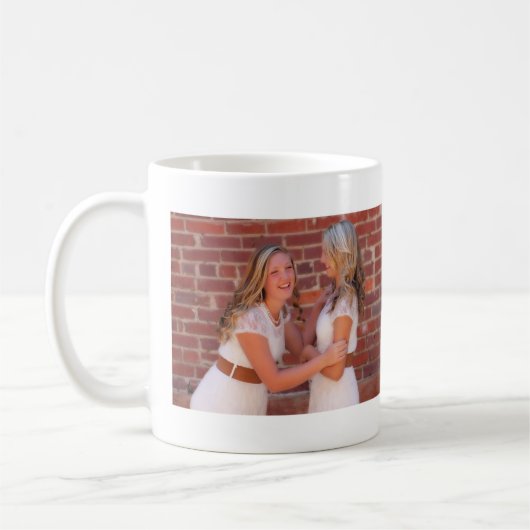 Vriend Masterstukje Natuur Quote BFF Cute Photo Koffiemok (Links)