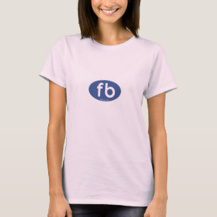 Vriend me op Facebook Baby Doll T-shirt