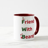 Vriend met baard mok (Voorkant rechts)
