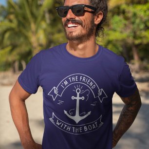 Vriend met de boot t-shirt