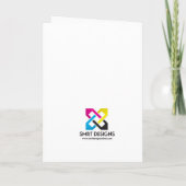 Vriend Mindy's huwelijksuitnodiging! (Achterkant)