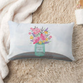 Vriend Moederdag Jar Vase met bloemen Kussen (Deken)