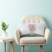 Vriend Moederdag Jar Vase met bloemen Kussen (Stoel)