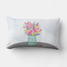 Vriend Moederdag Jar Vase met bloemen