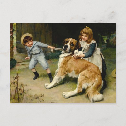 Vriend of vijand | Arthur John Elsley Briefkaart (Voorkant)