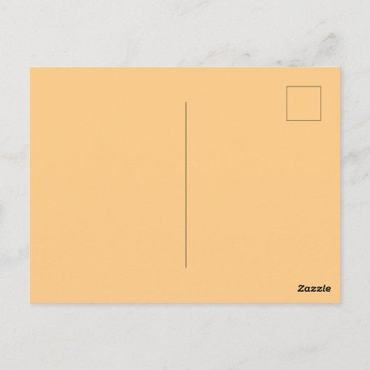 Vriend oranje conversatie hart Valentijnsdag Briefkaart (Achterkant)