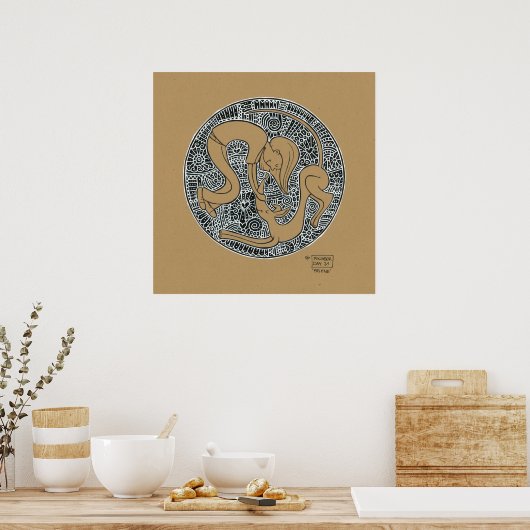 vriend poster (Keuken)