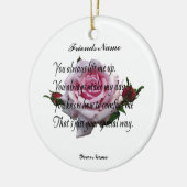 VRIEND QUOTE KERAMISCH ORNAMENT (Links)