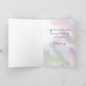 Vriend Religieuze Zegen Denken aan U  Kaart (Binnen)