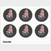 Vriend  ronde sticker (Vel)