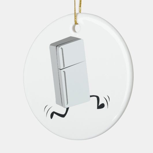 Vriend runnen keramisch ornament (Links)