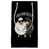 Vriend-schaap Grappig Schaap Pun Donker BG Klein Cadeauzakje (Voorkant)