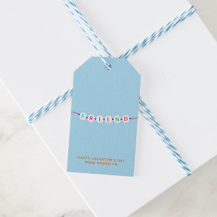 Vriend schattige vriendschapsarmband blauw Valenti Cadeaulabel