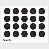 Vriend Schattigee taal Pride Doof bewustzijn Ronde Sticker (Vel)
