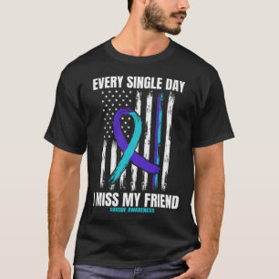 Vriend Suicide Awareness Preventie Amerikaanse vla T-shirt