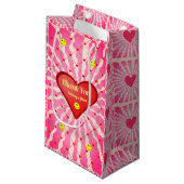 Vriend Sunshine Dank je Klein Cadeauzakje (Voorkant Gekanteld)